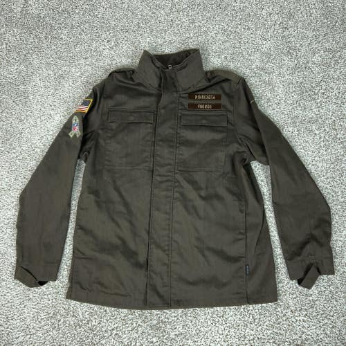 Minnesota Vikings Jacket Mens Large Brown NFL Football Nike Salute To Service