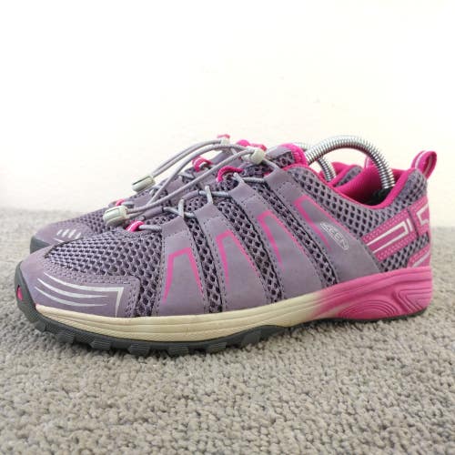 Keen VersaVent Girls Size 5Y Sneakers Hiking Shoes Purple Low Top Bungee