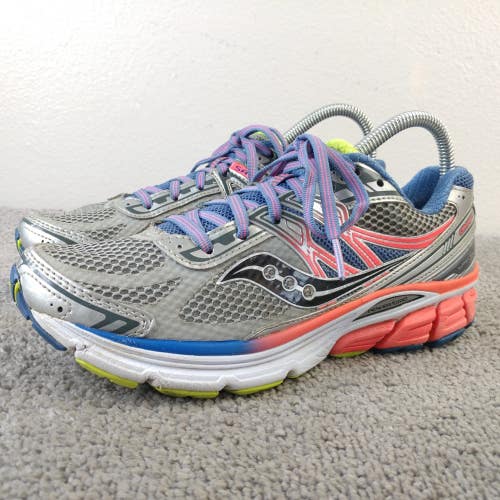 Saucony OMNI 14 Womens Size 7 Running Shoes Gray Athletic Low Top Lace Up