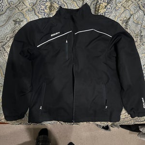 Black Kids Unisex XL Bauer Jacket (Used)