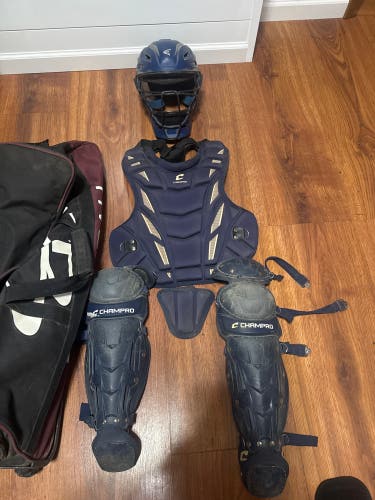 Blue Champro Catcher's Set (Used)