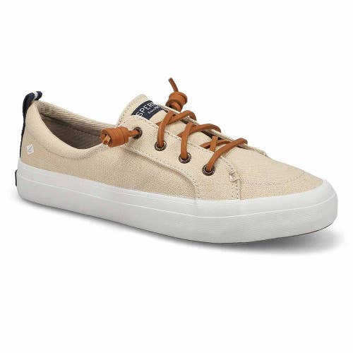 Sperry Crest Vibe STS98644 Sneakers Women's 8 Ivory Canvas Casual Shoes HAWK1679