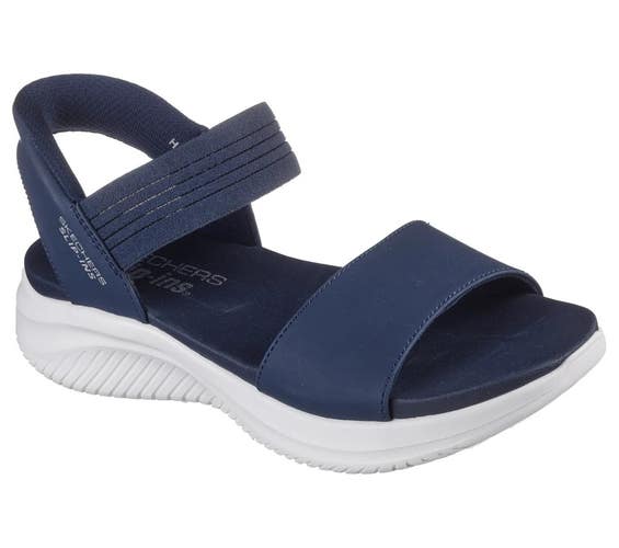 Skechers Ultra Flex 3.0 - Summerville Sandals Women's 11 Navy Slingback HAWK1448