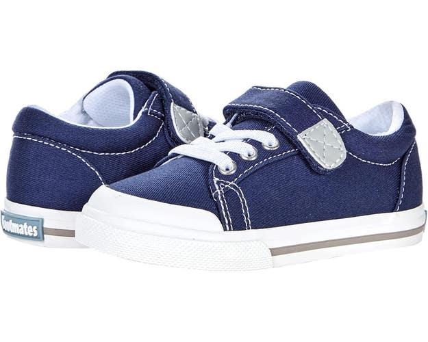 Footmates Jordan V101-410 Sneakers Kids 12 Navy Comfort Casual Shoes HAWK1506