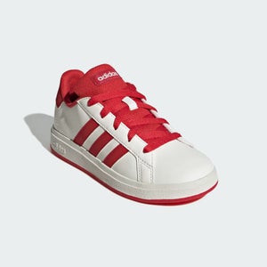 Adidas Grand Court 2.0 JQ0703 Sneaker Kids 4 White Red Sportswear Shoes HAWK1485