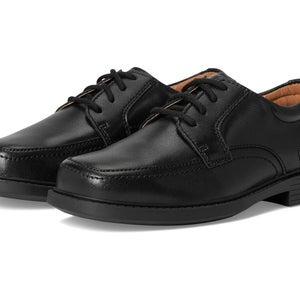 Florsheim Billings Jr. II Oxford Boys US 7 Black Moc Toe Dress Shoes HAWK1562