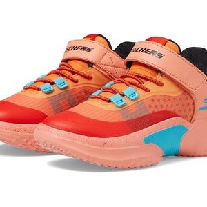 Skechers SKX Court Hype - Hooper-Hero Kids 12 Orange Basketball Shoes HAWK1484