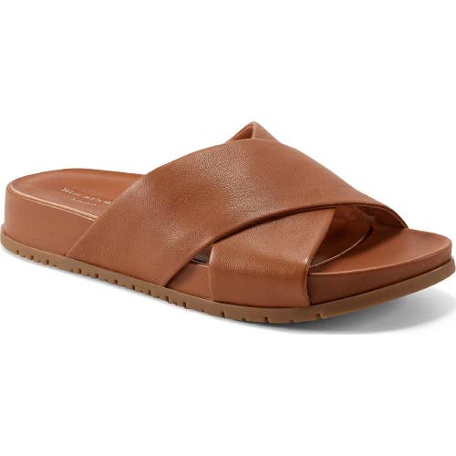 Rockport Leia Sandals Women's 8.5 Medium Natural Leather Casual Slide HAWK1410