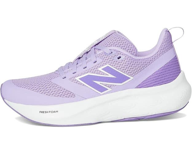 New Balance Fresh Foam 625 Unisex Kids 4.5 Purple White Running Shoes HAWK1429
