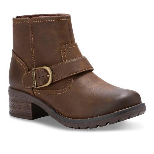 Eastland Peyton Boots Women's US 10 Brown Block Heel Ankle Bootie HAWK1556