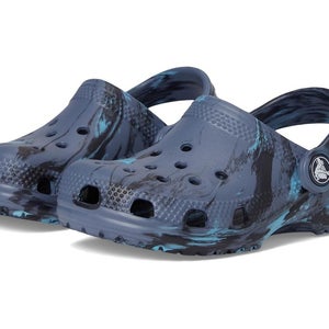 Crocs Classic 206838-4HQ Clogs Toddlers US 5 Navy Marbled Comfort Shoes HAWK1296