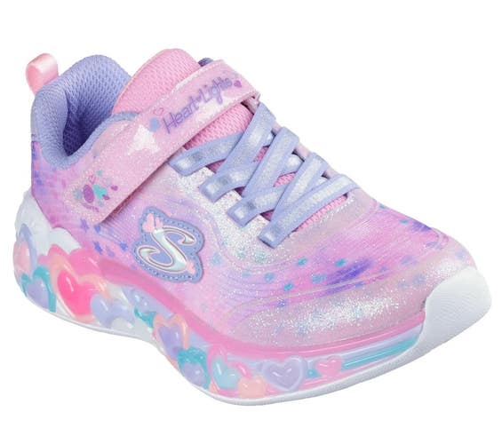 Skechers S-Lights: Eternal Heart Lights 302696L-LPMT Kids 13 Pink Shoes HAWK1331