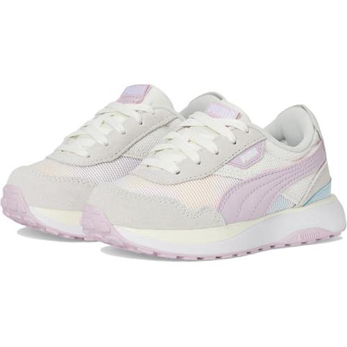 Puma Cruise Rider Sneakers Kids US 2 Warm White Lace Up Comfort Sheos HAWK1298