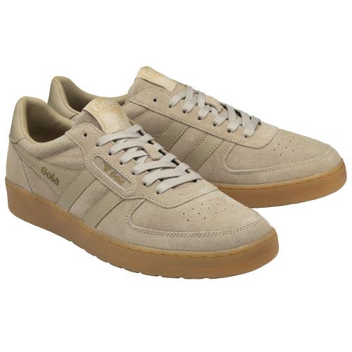 Gola Hawk Suede 86 CMB571FC Sneakers Men's US 9 Beige Lifestyle Shoes HAWK1491