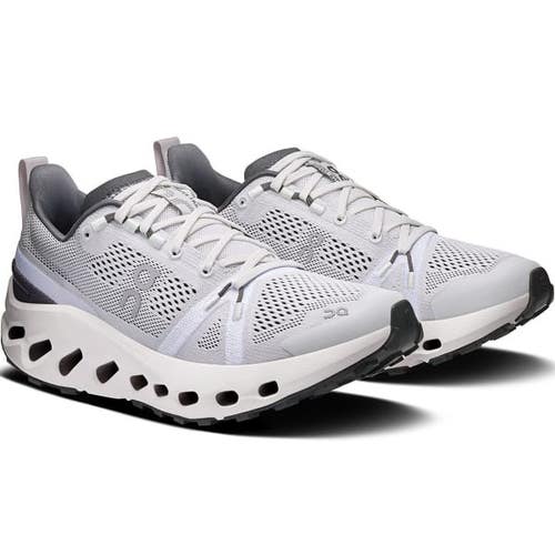 On Cloudsurfer Sneakees Women's US 9.5 Gray White Trail Running Shoes HAWK1616