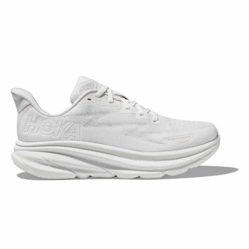 Hoka Clifton 9 1132211-WWH Sneaker Women's US 9.5 White Running Shoes HAWK1370