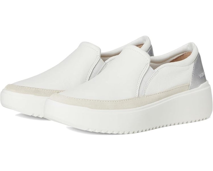 Vionic Kearny Sneakers Womens US 9 White Leather Slip On Platform Shoes HAWK1632