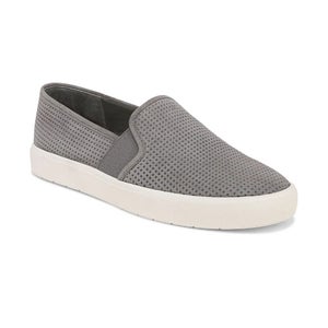 Vince Blair 5 Sneakers Women's US 9.5 Stone Gray Slip On Comfort Shoes HAWK1464