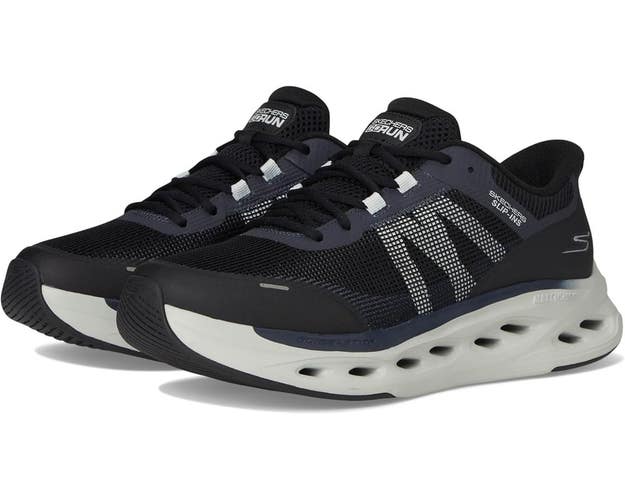 Skechers Glide-Step - Aberdeen 220422-BKGY Men 11.5 Black Running Shoes HAWK1444