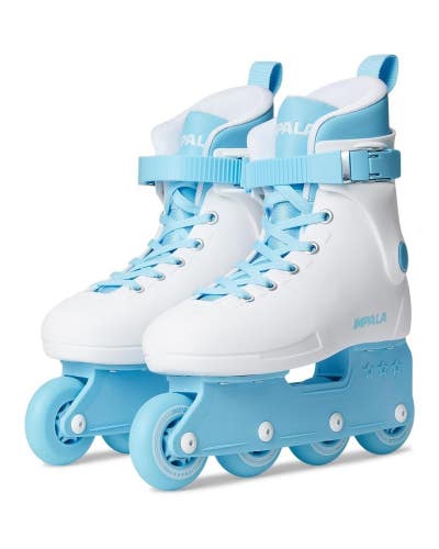Impala IMPINLINE1 Women's 8 White Lightspeed Inline Rollerskates Shoes HAWK1505