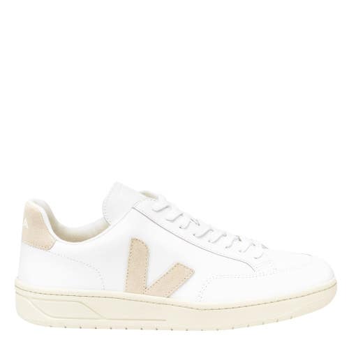 Veja V-12 Sneaker Women's US 6 White Sable Leather Trainers Shoes HAWK1408