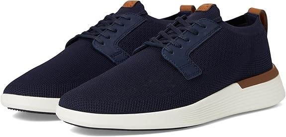 Wolf & Shepherd Swiftknit Derby Mens US 10 Navy Knitted Stretch Shoes HAWK1637