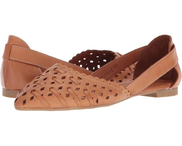 Spring Step Delorse Flat Women's US 6.5 Brown Pointed Toe Slip On HAWK1582