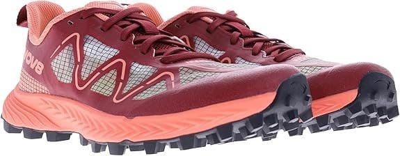 Inov8 Mudtalon Speed Sneakers Womens US 7.5 Burgundy Running Shoes HAWK1626