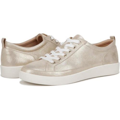 Vionic Winny H7773L5-700 Sneakers Women's 12 Gold Leather Casual Shoes HAWK1645