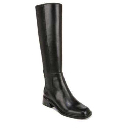 Franco Sarto Giselle I7413M2 Women's 8.5 Black Leather Knee High Boots HAWK1565