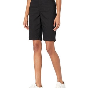 Dickies Juniors High-Rise 11 Worker Bermuda Shorts Womens 1/25 Black JZZ235