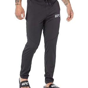 UFC Tech Joggers Pants Mens XL Black Stretch Slash Pockets Drawstring JZZ207
