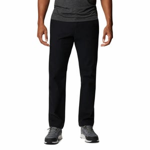 Columbia Flex ROC 1792581-011 Pants Men's Black Flat Front Straight Leg JZZ533