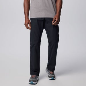 Columbia Flex ROC Pants Men's 33x30 Black Cotton Flat Front Straight Leg JZZ504