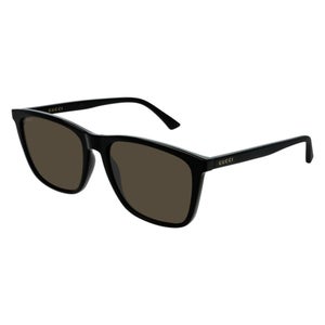 Gucci Sunglasses Mens Matte Black Frame with Gray Polarized Lens Full Rim JZZ118