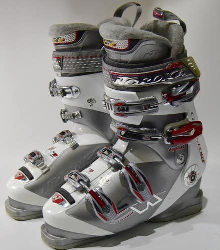 NORDICA OLYMPIA GS 100 SKI BOOTS WOMEN SIZE 25.5/8.5
