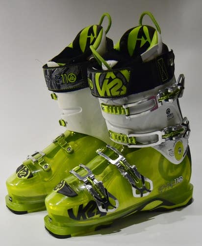 K2 SPYNE 110 SKI BOOTS MEN SIZE 25.5/7.5 WOMEN SIZE 8.5