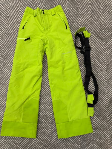 Spyder Propulsion Ski Pants Youth (16) Bright Green-Used/like new