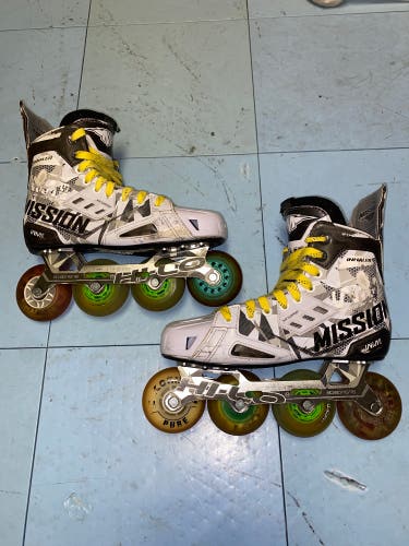 Used Mission Inhaler WM03 Skates Size 7.5 Wide