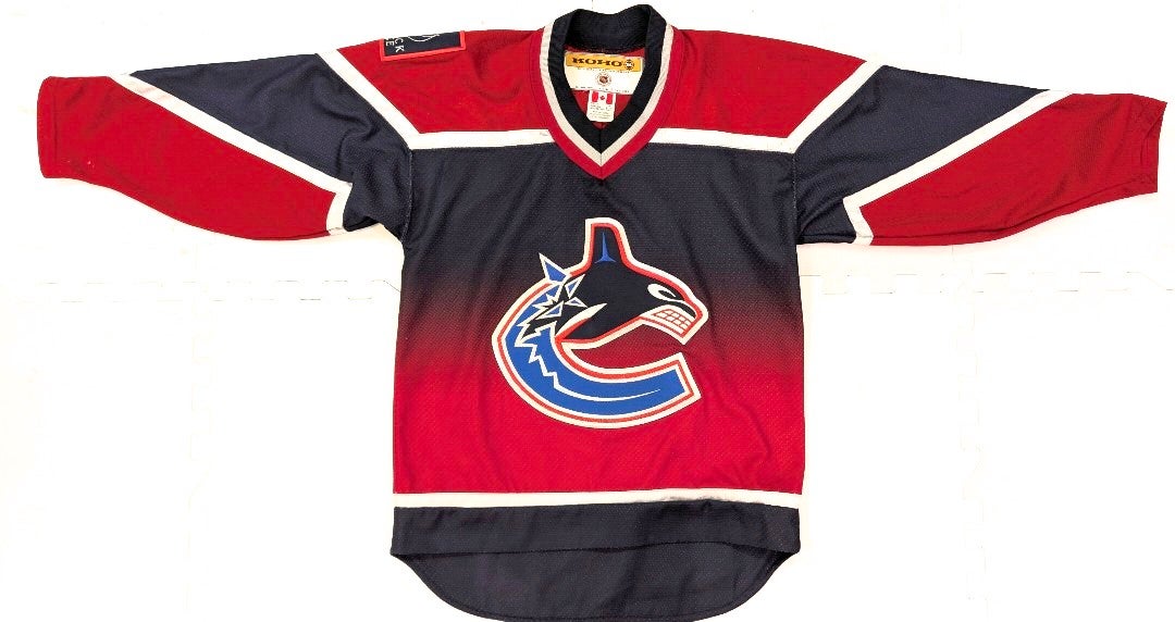 Vintage 2001-2003 Koho Pavel Bure Vancouver Canucks Hockey Jersey Size Youth L/XL