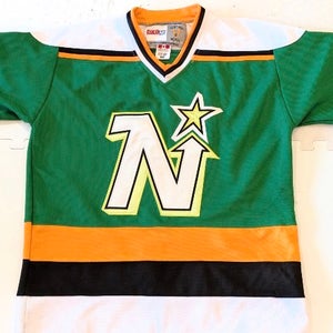 Authentic 90's Vintage CCM Mike Modano Minnesota North Stars Hockey Jersey Size 50 Stitched