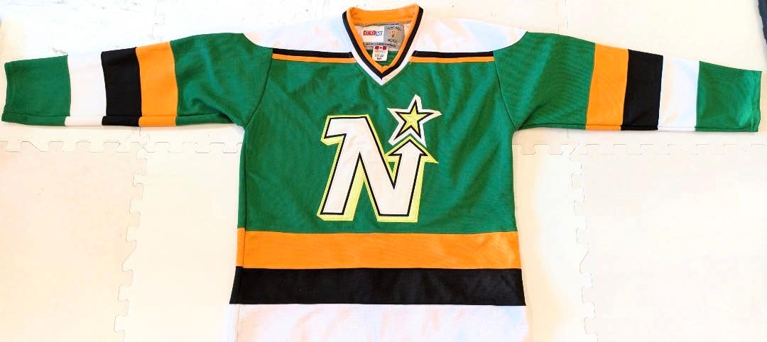 Authentic 90's Vintage CCM Mike Modano Minnesota North Stars Hockey Jersey Size 50 Stitched