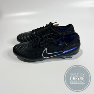 Nike Legend 10 Elite Soccer Cleats FG Black 7