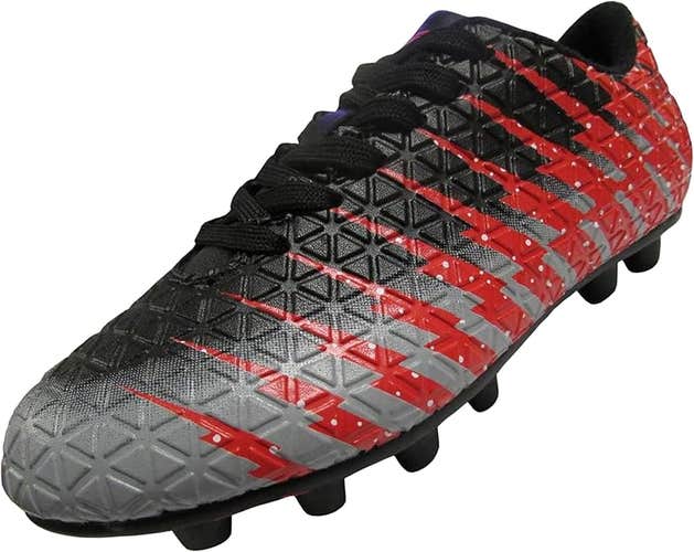 Vizari Bolt Firm Ground Textured Synthetic Leather Cleats | Little Kids | VZSE93373Y-2.5