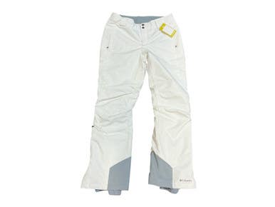 Used Columbia Snow Pants W Grey And White MD 11873-S000230084