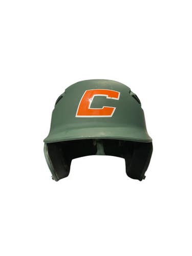 Used Rawlings BB HELMET GRN Batting Helmet No Mask Dark Green SM 11834-S000044973