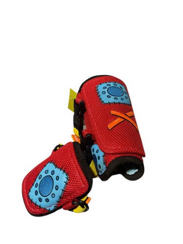 Used BB/SB Shin/Foot Protector Red 11834-S000045025