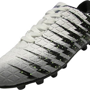 Vizari Bolt Firm Ground Soccer Cleats, Textured Synthetic Leather | VZSE93370Y-10.5