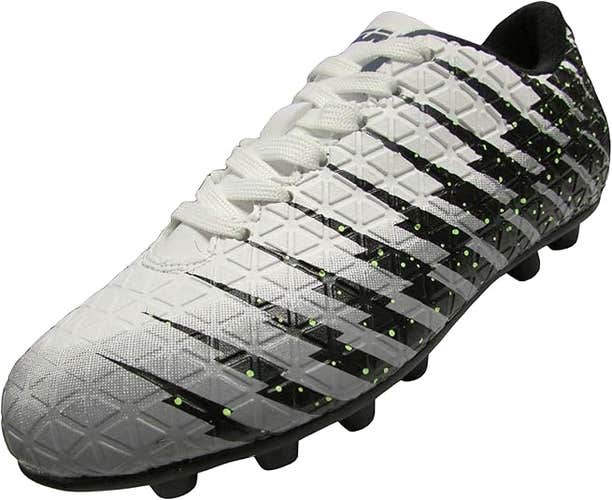 Vizari Bolt Firm Ground Soccer Cleats, Textured Synthetic Leather | VZSE93370Y-10.5