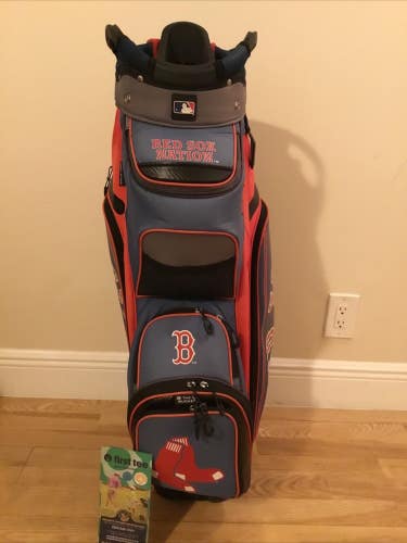 MLB Boston Red Sox Cart Golf Bag with 14-way Dividers (No Rain Cover)